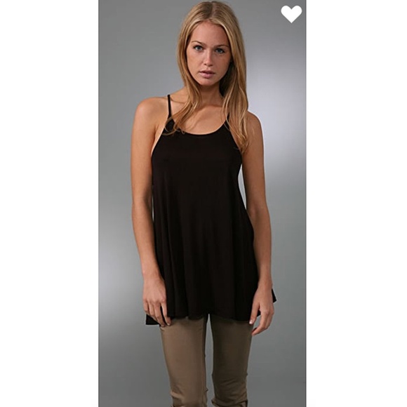 Free People Bowtie Tank in Blue & Black - Picture 6 of 7